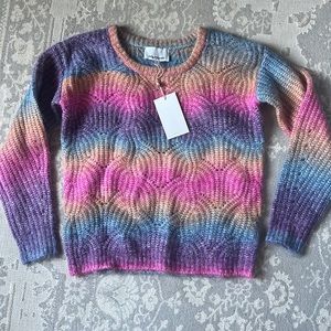 Super cute rainbow sweater NWT